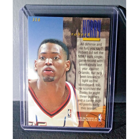 1995-96 Robert Horry #314 Ultra Encore Basketball Card - Picture 2 of 2